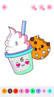Kids Coloring Book by Numbers screenshot 3