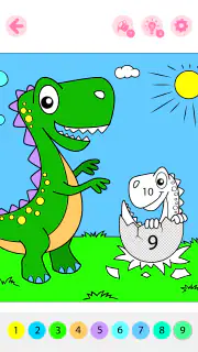 Kids Coloring Book by Numbers screenshot 4