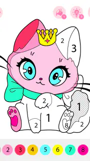 Kids Coloring Book by Numbers screenshot 6