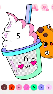 Kids Coloring Book by Numbers screenshot 8