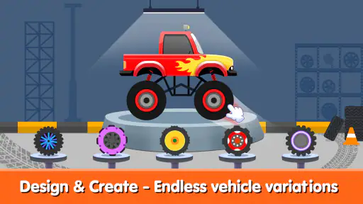 Kids Monster Truck Games 2+ screenshot 1