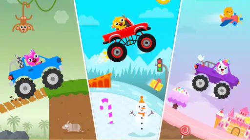 Kids Monster Truck Games 2+ screenshot 8