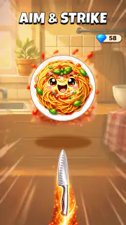 Kitchen Ninja — Knife Thrower screenshot 1