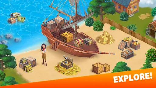 Klondike Adventures: Farm Game screenshot
