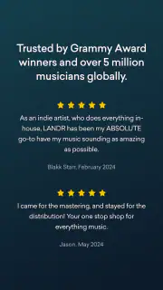LANDR - Master & Release Music screenshot 7