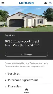 Lennar Account screenshot 2
