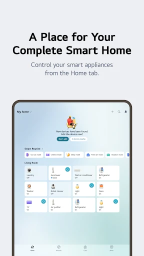 LG ThinQ screenshot