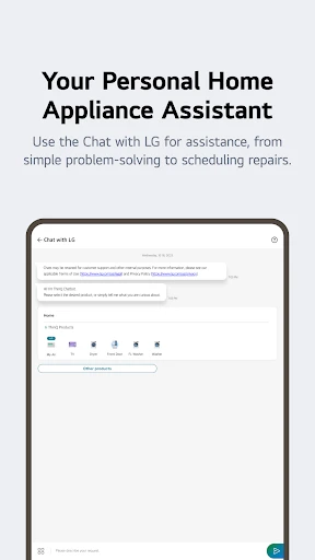LG ThinQ screenshot