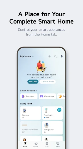 LG ThinQ screenshot