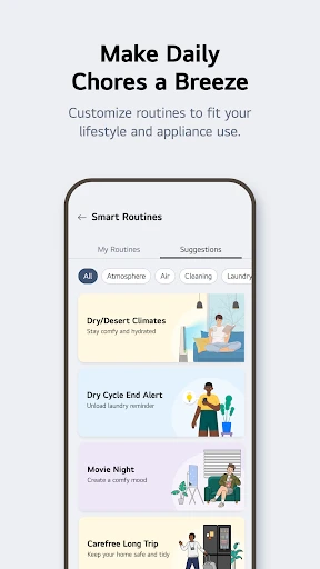 LG ThinQ screenshot