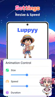 Live Anime Shimeji Screen Pets screenshot 4