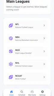 Live Scores : NFL NCAA NBA MLB screenshot 1