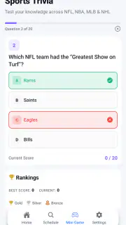 Live Scores : NFL NCAA NBA MLB screenshot 4
