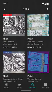LivePhish screenshot 7