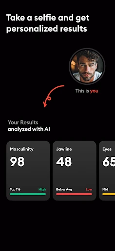 LooksMax AI - Get Your Rating screenshot