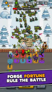 Lucky Forge: Idle TD Game screenshot 1