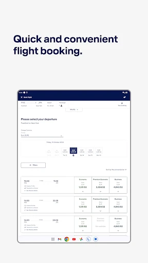 Lufthansa screenshot