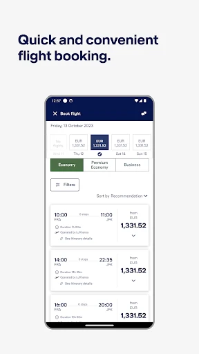 Lufthansa screenshot