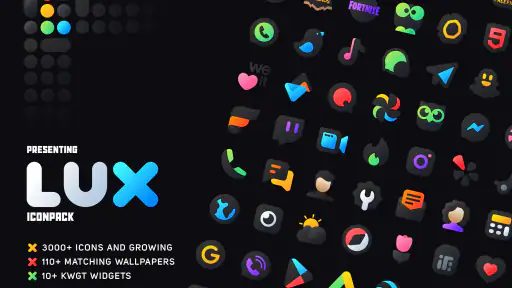 LuX IconPack screenshot 1
