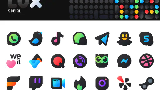 LuX IconPack screenshot 5