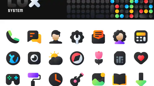 LuX IconPack screenshot 6