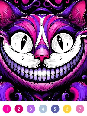 Macabre Color Paint By Number screenshot