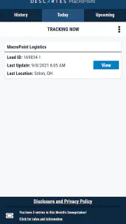 MacroPoint for Truckers screenshot 1