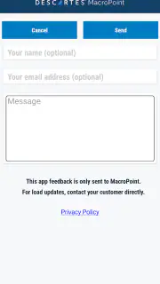MacroPoint for Truckers screenshot 4