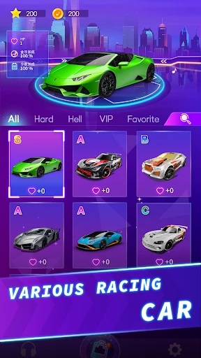 Magic Beat Racing music game screenshot
