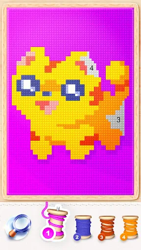 Magic Cross Stitch: Pixel Art screenshot