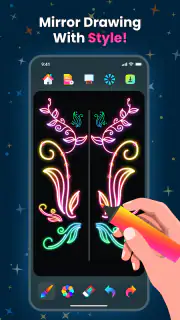 Magic Doodle: Glow Art Drawing screenshot 4