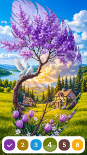 Magic Fantasy Paint by Numbers screenshot 5
