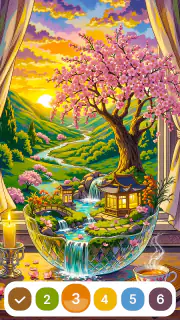 Magic Fantasy Paint by Numbers screenshot 7