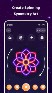 Magic Wheel - Spin Art Drawing screenshot 2