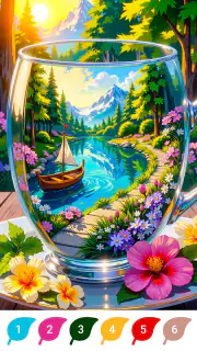Magical Forest Color by Number screenshot 2