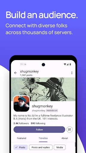 Mastodon screenshot