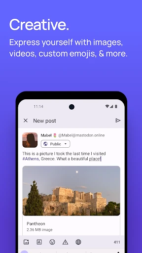 Mastodon screenshot