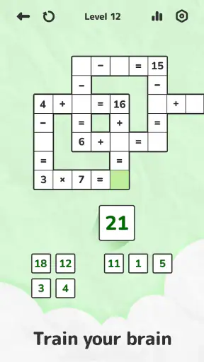 Math Crossword — Number puzzle screenshot