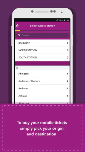MBTA mTicket screenshot