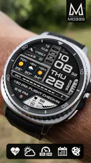 MD339 Digital watch face screenshot 2