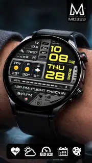 MD339 Digital watch face screenshot 7