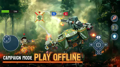 Mech Wars Online Robot Battles screenshot 3