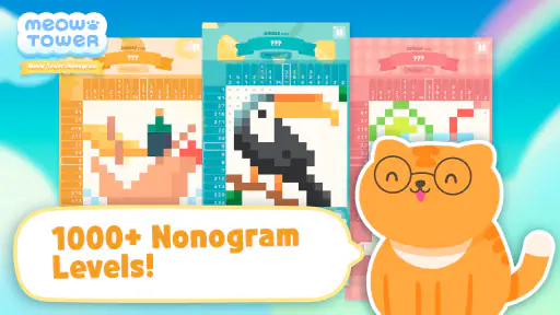 Meow Tower: Nonogram (Offline) screenshot 7