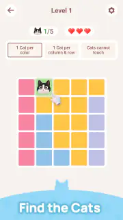 Meowdoku: Brain Puzzle Games screenshot 2