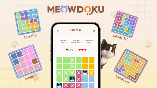 Meowdoku: Brain Puzzle Games screenshot 8