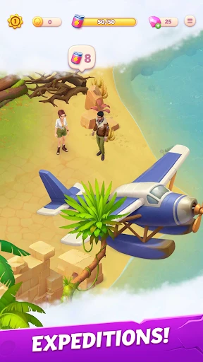 Merge Adventure: Travel Games screenshot
