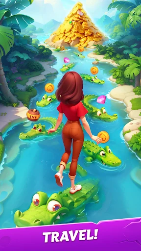 Merge Adventure: Travel Games screenshot