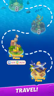 Merge Adventure: Travel Games screenshot 7