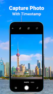 MeShot: GPS Camera & Geo Stamp screenshot 1