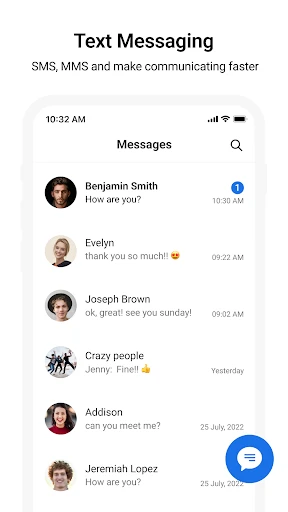 Messages screenshot